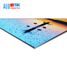Alumetal bill board  signs yallow  dibond alupanel  for wall and advertisement